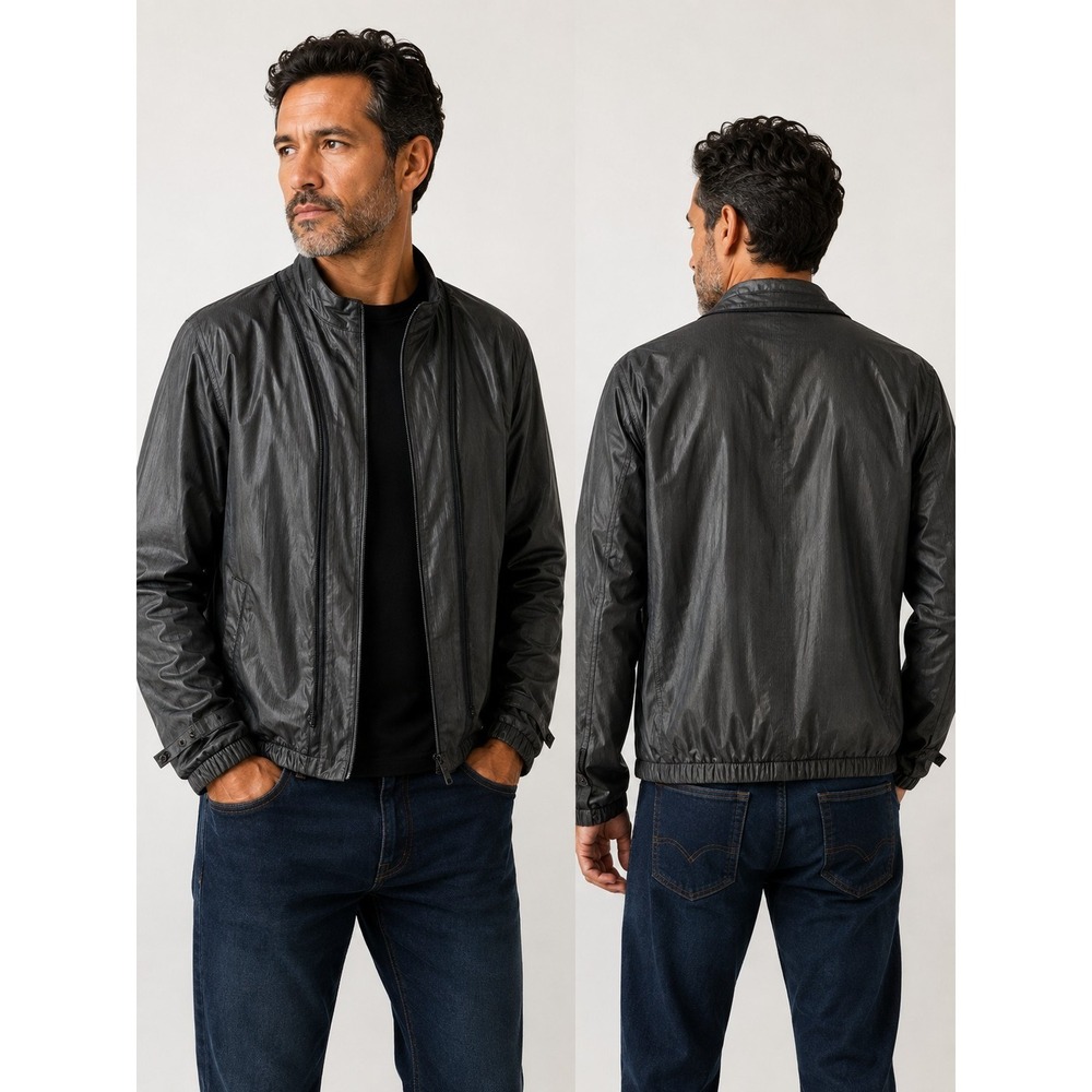 Triumph Greening Jacket Sz L Org $110 MTPS 17305